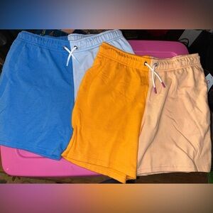 Boys Casual Shorts NWT- Blue, Orange, Size 14/16 Lot of 2